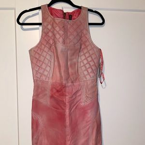 Pink W118 by Walter baker leather dress